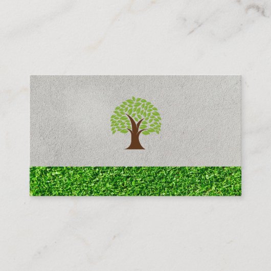 Baum | Rasenpflege Visitenkarte (Vorderseite)