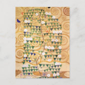 Baum rechts Teil Gustav Klimt Postkarte (Vorderseite)