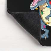 Baum Rex Dinosaurier Weihnachten  Mousepad (Ecke)