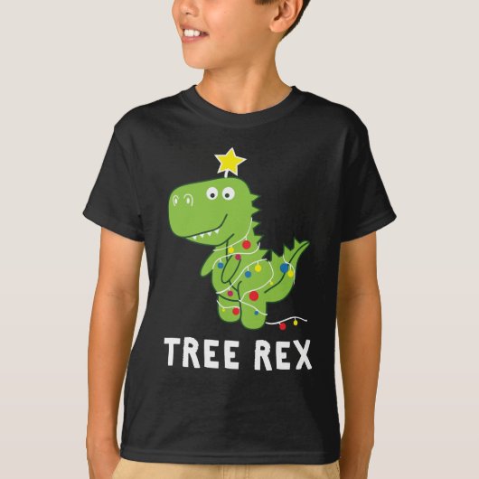 Baum Rex Weihnachtsmann T - Shirt (Vorderseite)