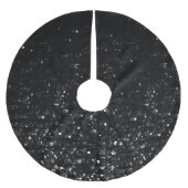 Baum-Rock KristallBling Strass Polyester Weihnachtsbaumdecke (Vorderseite)