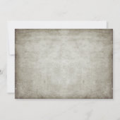 Baum rustikale Braun-Dusche Einladungen (Rückseite)