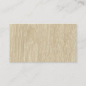 Baum sägt Stumpfschleifen-Entfernen-Visitenkarte Visitenkarte (Rückseite)