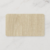 Baum sägt Stumpfschleifen-Entfernen-Visitenkarte Visitenkarte (Rückseite)