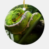 Baum-Schlangen-Verzierung Keramik Ornament (Hinten)
