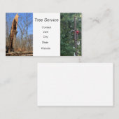 Baum-Schneidedienst Visitenkarte (Vorne/Hinten)