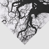 Baum-Schwarzweiss-Silhouette Seidenpapier (Ausschnitt)