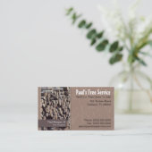 Baum-Service/Brennholz-Visitenkarte Visitenkarte (Stehend Vorderseite)
