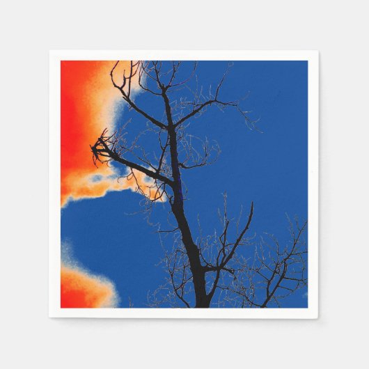 Baum Serviette (Vorderseite)