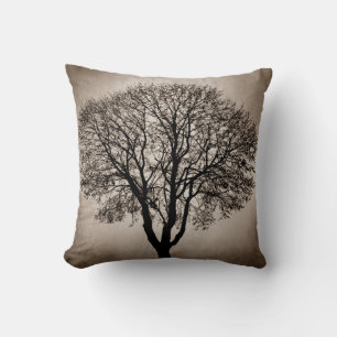 Baum-Silhouette-Design 205 Kissen