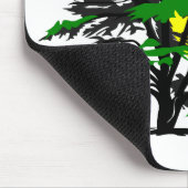 Baum-Silhouette-Einstellung Sun Mousepad (Ecke)