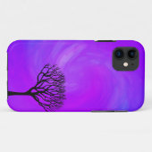 Baum-Silhouette (Nordlichter) Case-Mate iPhone Hülle (Rückseite (Horizontal))