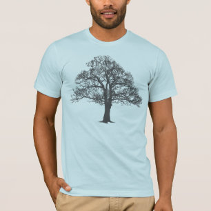 Baum-Silhouette, Unisexsitz-T-Shirt T-Shirt