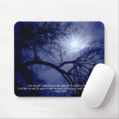 Baum-SilhouetteScripture Mousepad (Mit Mouse)