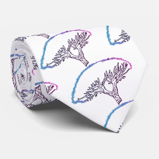 Baum, Socotra-Drachenbaum Zeichnend Krawatte