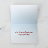 Baum-Spatzen-Geburtstag Karte (Innenseite)