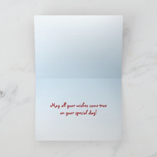 Baum-Spatzen-Geburtstag Karte (Innenseite)