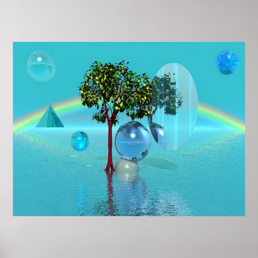 Baum Sphere Poster (Vorne)