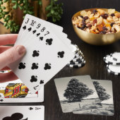 Baum Spielkarten (In Situ)
