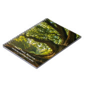 Baum Spiral Foto Notizbuch Notizblock (Linke Seite)