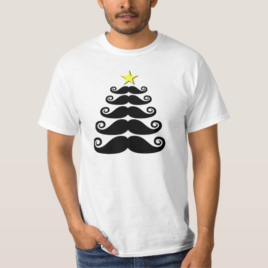 Baum Stache-mas T-Shirt (Vorderseite)