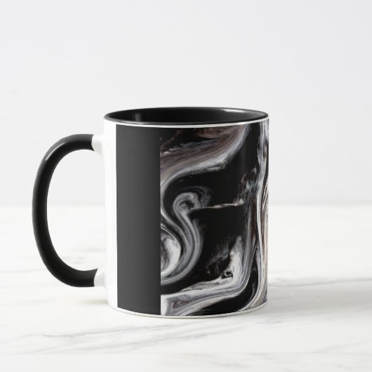 "BAUM-STAMM" 11 Unze. SCHWARZE WECKER-KAFFEE-TASSE Tasse (Links)