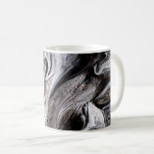 "BAUM-STAMM" 11 Unze. SCHWARZE WECKER-KAFFEE-TASSE Tasse (VorderseiteRechts)