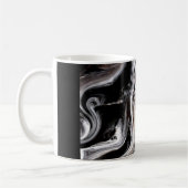 "BAUM-STAMM" 11 Unze. SCHWARZE WECKER-KAFFEE-TASSE Tasse (Links)