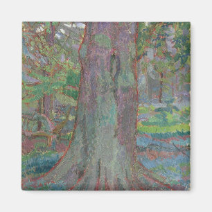 Baum-Stamm, 1916 (Öl auf Leinwand) Magnet
