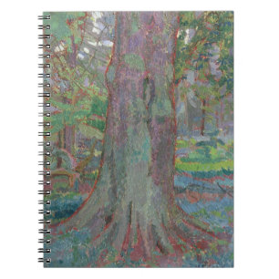 Baum-Stamm, 1916 (Öl auf Leinwand) Notizblock