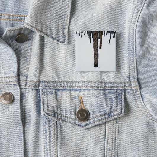 Baum-Stämme im Schnee Button (Beispiel)