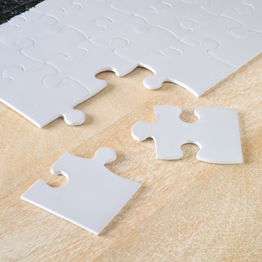 Baum-Stämme im Schnee Puzzle (Seite)