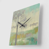 Baum-Stand Quadratische Wanduhr (Winkel)