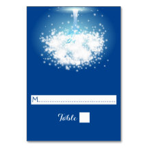 Baum, strahlend blaue Hochzeitsstimmung Platzkarte