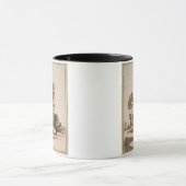 Baum-Studie (Stift u. Tinte auf Papier) Tasse (Zentrum)