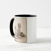 Baum-Studie (Stift u. Tinte auf Papier) Tasse (Vorderseite Links)