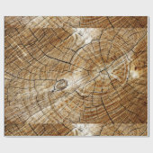 Baum-Stumpf Geschenkpapier (Flach)