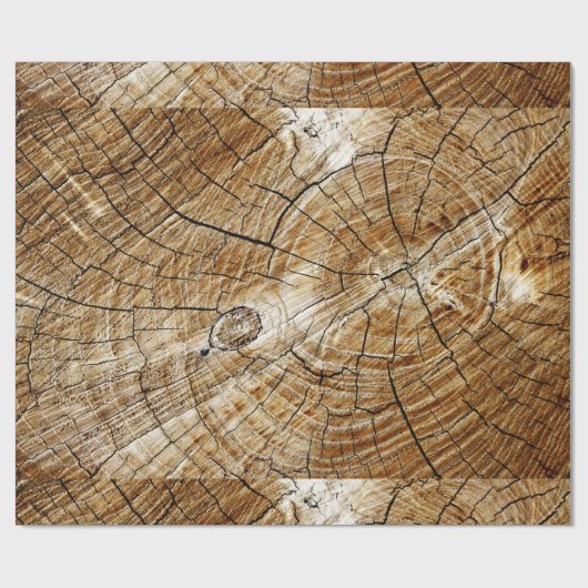 Baum-Stumpf Geschenkpapier (Flach)