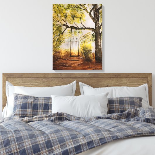 Baum Swing Leinwanddruck (Insitu (Schlafzimmer))