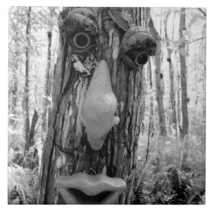 Baum-Troll auf einem Big Cypress-Baum. Fliese