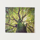 Baum-Umarmen Wandteppich (Vorderseite (Horizontal))