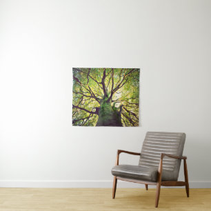 Baum-Umarmen Wandteppich