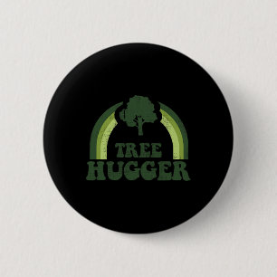 Baum-Umarmer Vintage Retro Natur Umwelt Ohr Button