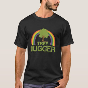 Baum-Umarmer Vintage Retro Natur Umwelt Ohr T-Shirt