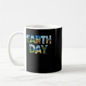 Baum und Amphe zum Schutz der Umwelt am Tag der Er Kaffeetasse (Links)