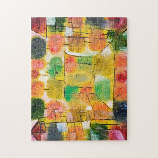 Baum und Architektur-Rhythmen - Paul Klee - Puzzle (Vertikal)