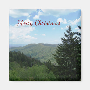 Baum und Berge Magnet