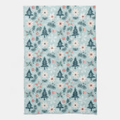 Baum- und Blume-Design Geschirrtuch (Vertikal)