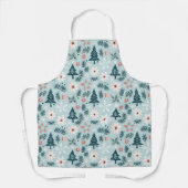 Baum- und Blume-Design Schürze (Vorderseite)
