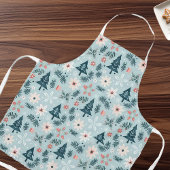 Baum- und Blume-Design Schürze